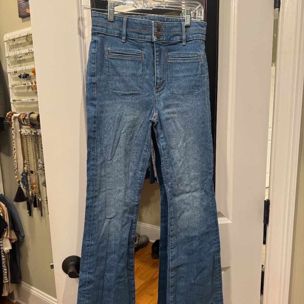 Loft slim flare jeans